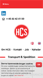 Mobile Screenshot of hcs.dk